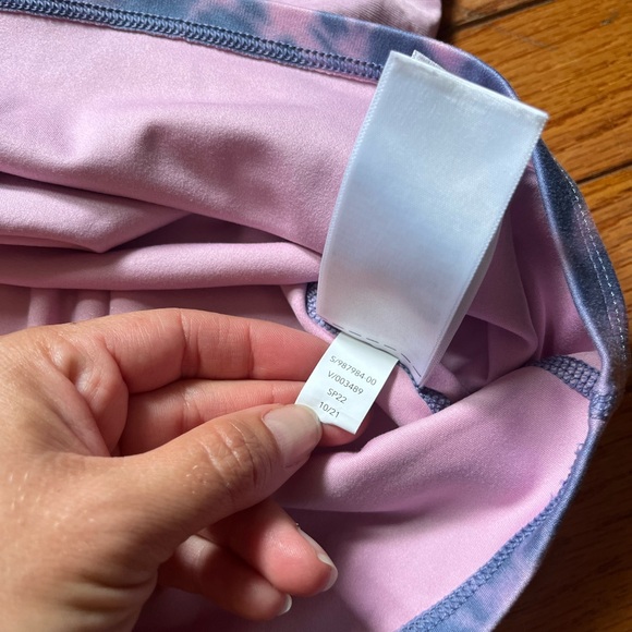 Athleta Girl “Run the World” Purple/Blue/Pink Tie-Dye Tank Top Girls 14 XL - Picture 12 of 14